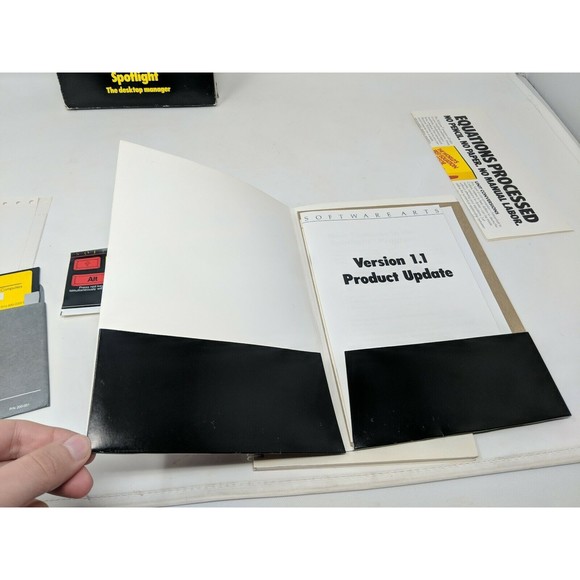 Software Arts Spotlight Desktop Manager IBM PC Software VisiCalc TK!Solver VTG - Picture 8 of 11